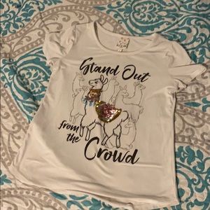 Girls white T-shirt